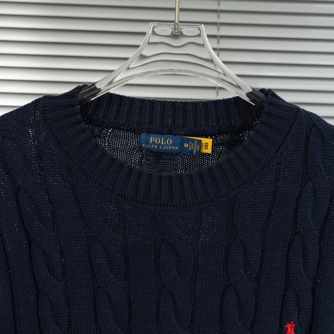 P280 top version (different currencies). You can scan the code to enter the official website. Style: Ralph Lauren POLO Ralph Lauren small label embroidered knitted old money style long-sleeved sweater. Color: Picture color. Size: S-XL. Fabric: pure cotton. Accessories: full set of customized accessories. No gender distinction. Same style for men and women.